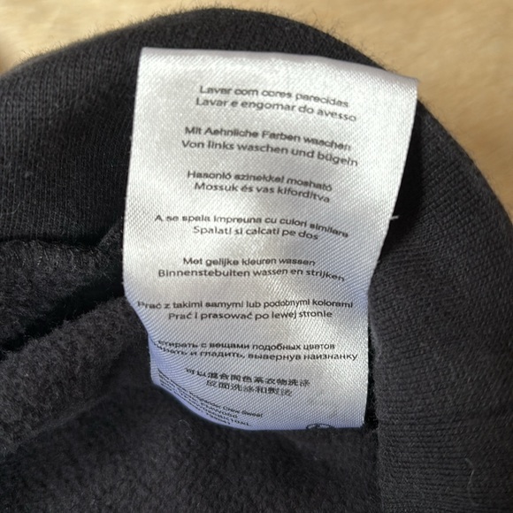 Threadbare Denim SKULL Embroidered Applique Black Pullover SWEATSHIRT - Picture 8 of 8